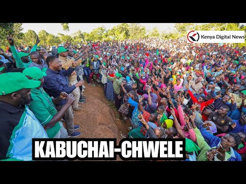 Wetangula's early morning rally in Chwele as Natembeya storms his 'bedroom!'