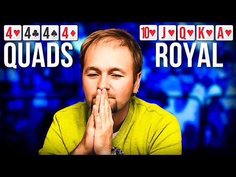 The Most Chaotic QUADS & ROYAL FLUSH Hands