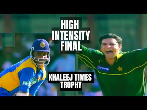 Wasim Waqar and Shoaib Best Bowling | Thrilling Final Match | Pakistan vs Sri Lanka