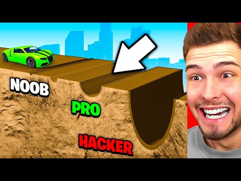 NOOB vs PRO vs HACKER SPEED BUMB CHALLENGE (GTA 5)