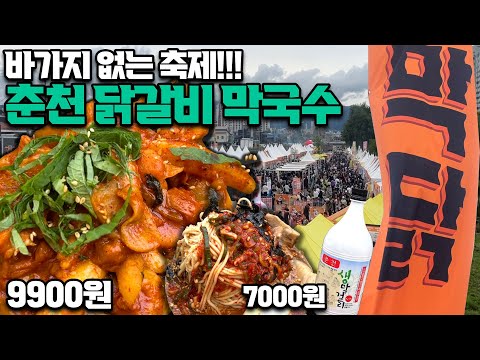 바가지 없는 진짜 춘천 닭갈비 막국수 축제 다녀왔어요🔥