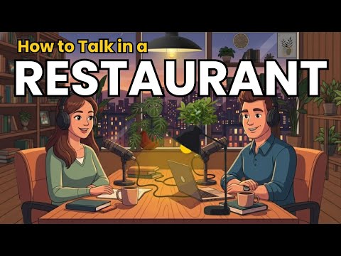 How to Talk At The Restaurant in English | English Podcast for Speaking Fluency