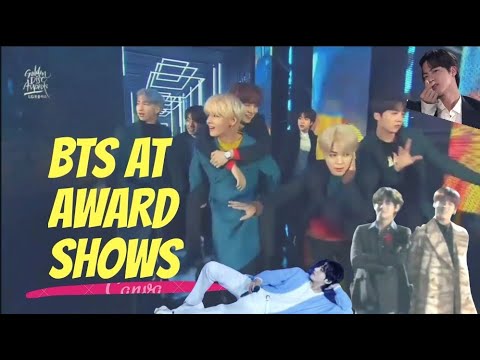 BTS being BTS at Award Shows