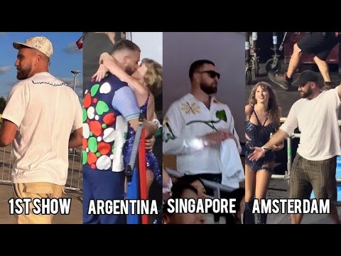 ALL 14 ERAS TOUR SHOWS That Travis Kelce Has Attended To Support Taylor Swift... (Part 1)