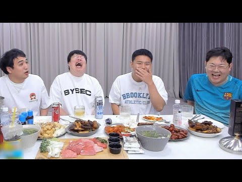 감스트x철구x봉준x성태 오랜만에 모였습니다!! 집들이 2회차 [25.6.8]