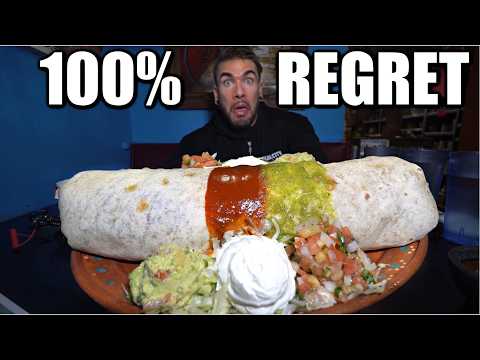 THE BURRITO EATING CHALLENGE THAT ACTUALLY BROKE ME... Joel Hansen