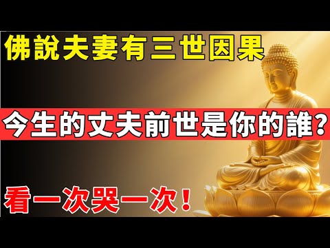 夫妻有三世因果，今生的丈夫，前世是你的誰？看一次哭一次！#佛光心境#佛陀#佛學#佛教#禪修#佛法智慧#佛教故事#佛教文化