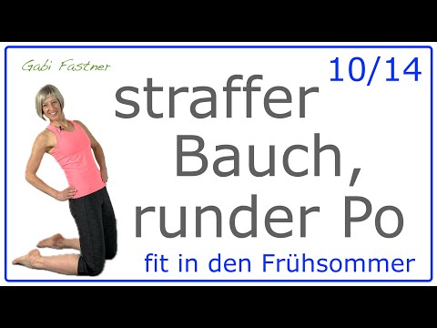 10/14 🍉 30 min. straffer Bauch - runder Po | Mattentraining ohne Geräte, für Fortgeschrittene