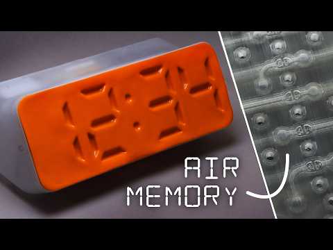 Air Powered Segment Display: 3D Printed Microfluidic RAM?