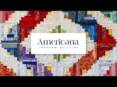 Crazy Log Cabin String Quilt - Americana Quilting