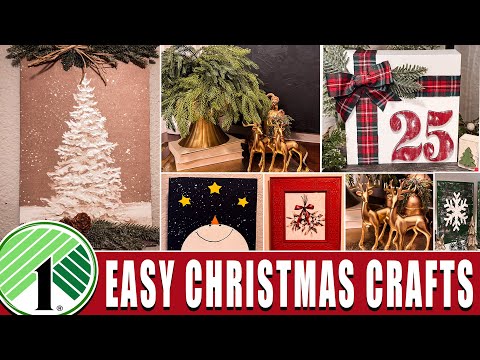 10 Christmas Crafts You Can Make Fast With Dollar Tree Supplies