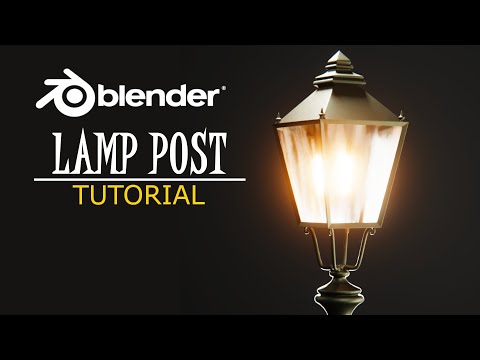 Blender | Make a Lamp Post | Beginners Tutorial
