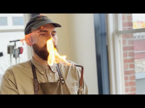 The smallest flask I use for gold engagement rings