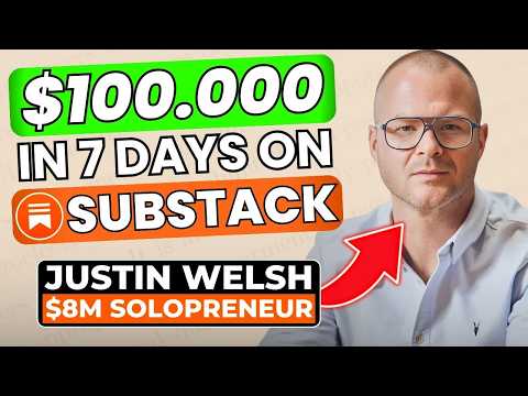 $100,000 in 7 Days: Why Justin Welsh Just Moved to Substack 📩
