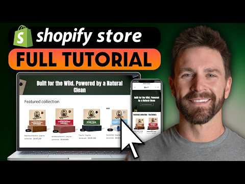 Shopify Tutorial for Beginners 2025 - (Step-By-Step)
