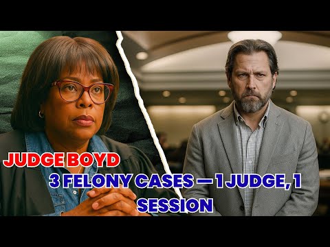 Judge Boyd Handles Burglary Plea, Drug Case Sentencing & Robbery Prison Term