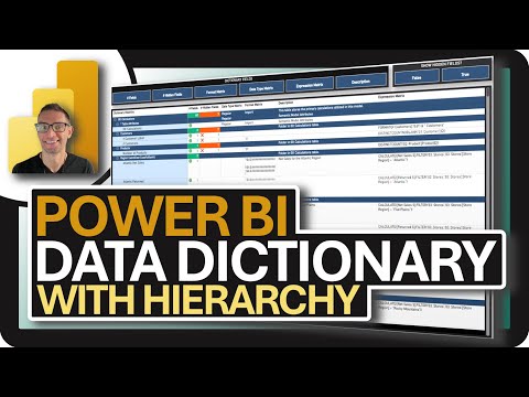 Generate a DATA DICTIONARY in Power BI with HIERARCHY!!!