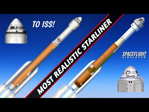 Atlas V Boeing Starliner Launch To ISS in Spaceflight Simulator | 2.0 Update