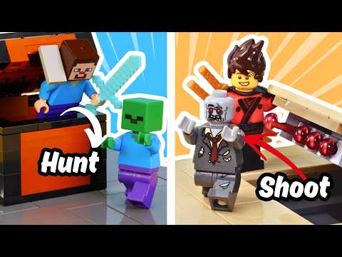 LEGO Zombies vs 62 Play Features!