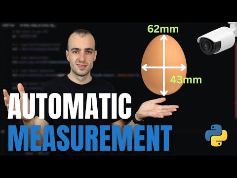 Measure the size of any object with a webcam |  Python with Opencv Tutorial