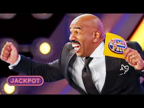 The BEST Rounds Of FAMLIY FEUD 2025 That Made Steve Harvey HOWL!