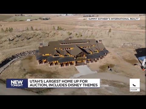 Utah's largest mansion to go up for auction
