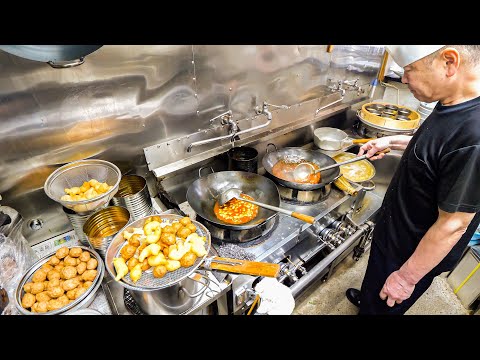 【神戸市垂水区】熟練のワンオペ鍋振り職人！常連が殺到する本格中華料理店の１日丨Amazing Wok Skills in Japan