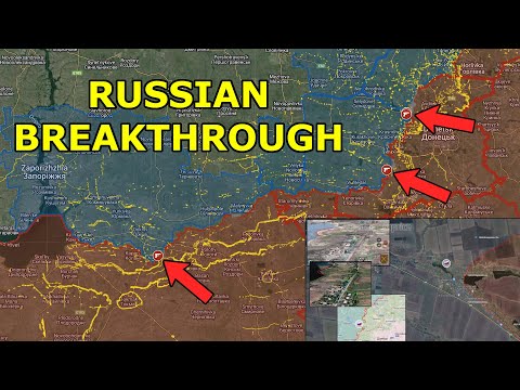 Russian Soldiers Breakthrough Ukrainian Defensive Positions