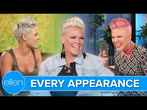 Every Time Pink Appeared on ‘Ellen’