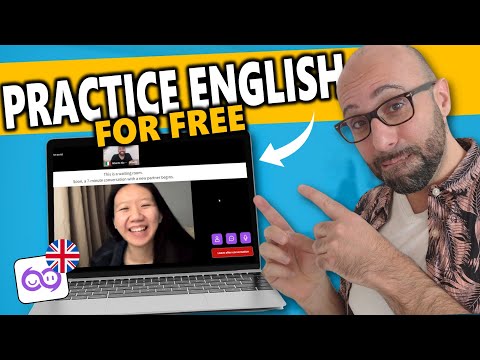 I use this FREE website to practice English with REAL people