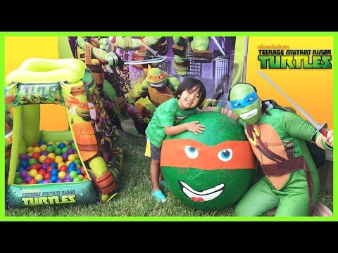 TMNJ SUPER GIANT EGG SURPRISE OPENING Toys Ninja Turtle