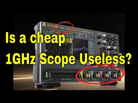 EEVblog 1718 - Cheap 1GHz Oscilloscopes are Useless? ($5 DIY 1GHz Resistive Probe)