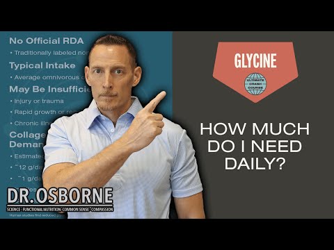Why Glycine Is More Important Than You Think! Collagen, Brain Function and more