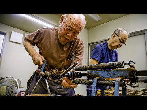 Overwhelming skills of great seniors. Making of Brush, Fishing Rod, purse, and chicken.