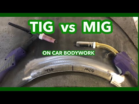 TIG VS MIG ON CAR BODYWORK - a simple guide on how to weld thin car bodywork - parweld