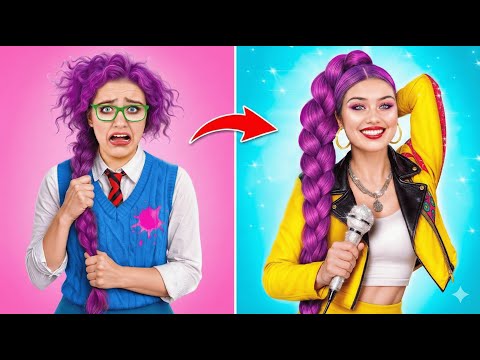 From Casual to Glam 👑 Ultimate Beauty Gadget Makeover by 123 GO!
