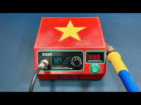 Make A Soldering Station KSGER T12 - using 6S 40A Battery