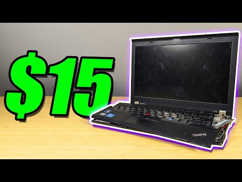 This "E-WASTE" ThinkPad from 2012 cost $15.. and it did NOT disappoint!