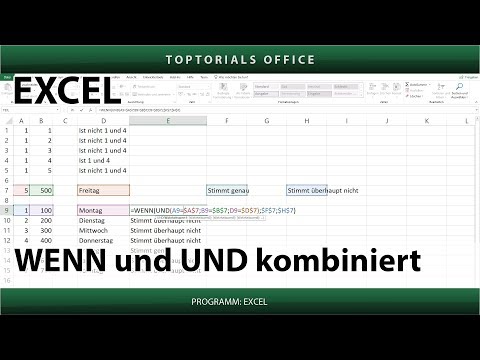 IF and AND combined (Excel)