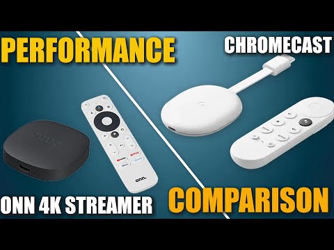 Streaming Showdown: Onn 4K Streaming Box vs Chromecast with Google TV -  Fastest Google TV Device