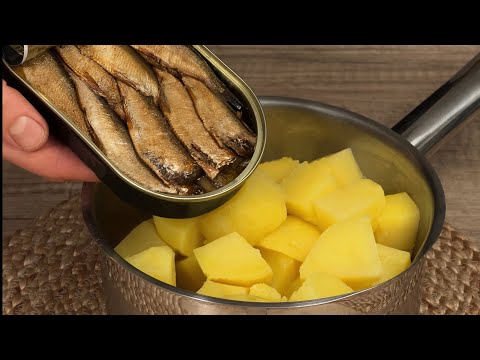 Sardinen mit Kartoffeln mischen! Diesen Trick habe ich in einem schicken Restaurant gelernt!