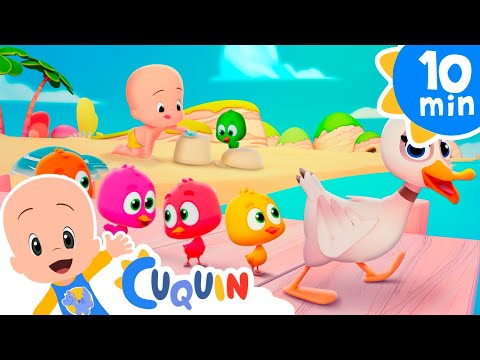 Five Little Ducks 🦆 | Cleo & Cuquin | Kids | Songs