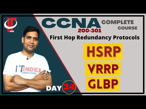 🔥 First Hop Redundancy Protocols (FHRP) Explained | HSRP, VRRP, GLBP | CCNA & CCNP in Hindi