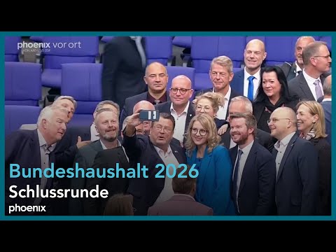 Haushalt 2026: Schlussrunde | 26.09.25