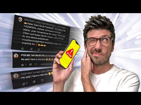 Ich hab mal die YouTube Scam-Kommentare angerufen...