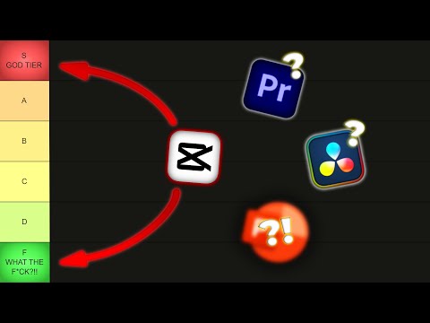 ULTIMATE Video Editor Tier List!