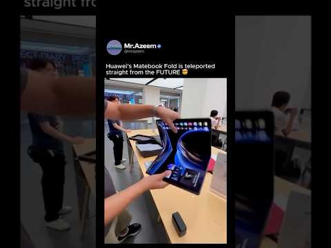 Huawei Matebook Fold is CRAZY 🤯 #matebook #matebookfold #huaweimatebook #huawei