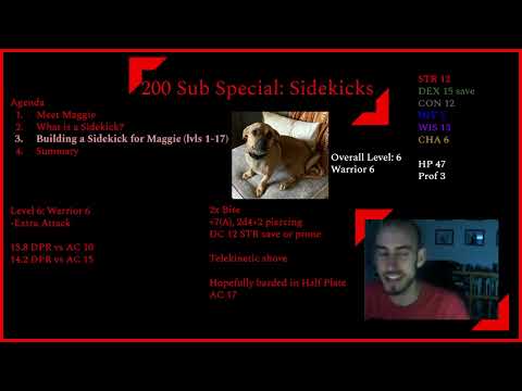 200 Subscriber Special: Meet Maggie! And Sidekicks for D&D 5e