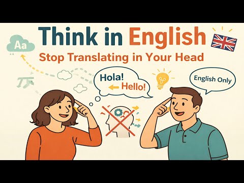 English Podcast for Beginners - How to Think in English | Stop Translating in Your Head