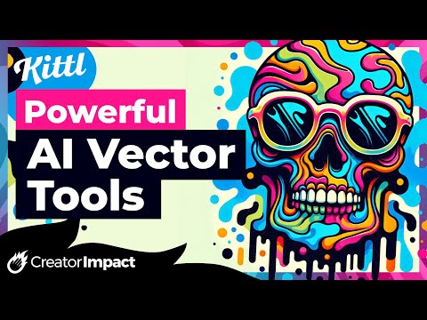 Revolutionize Your Design Process With Kittl's AI Vector Art!